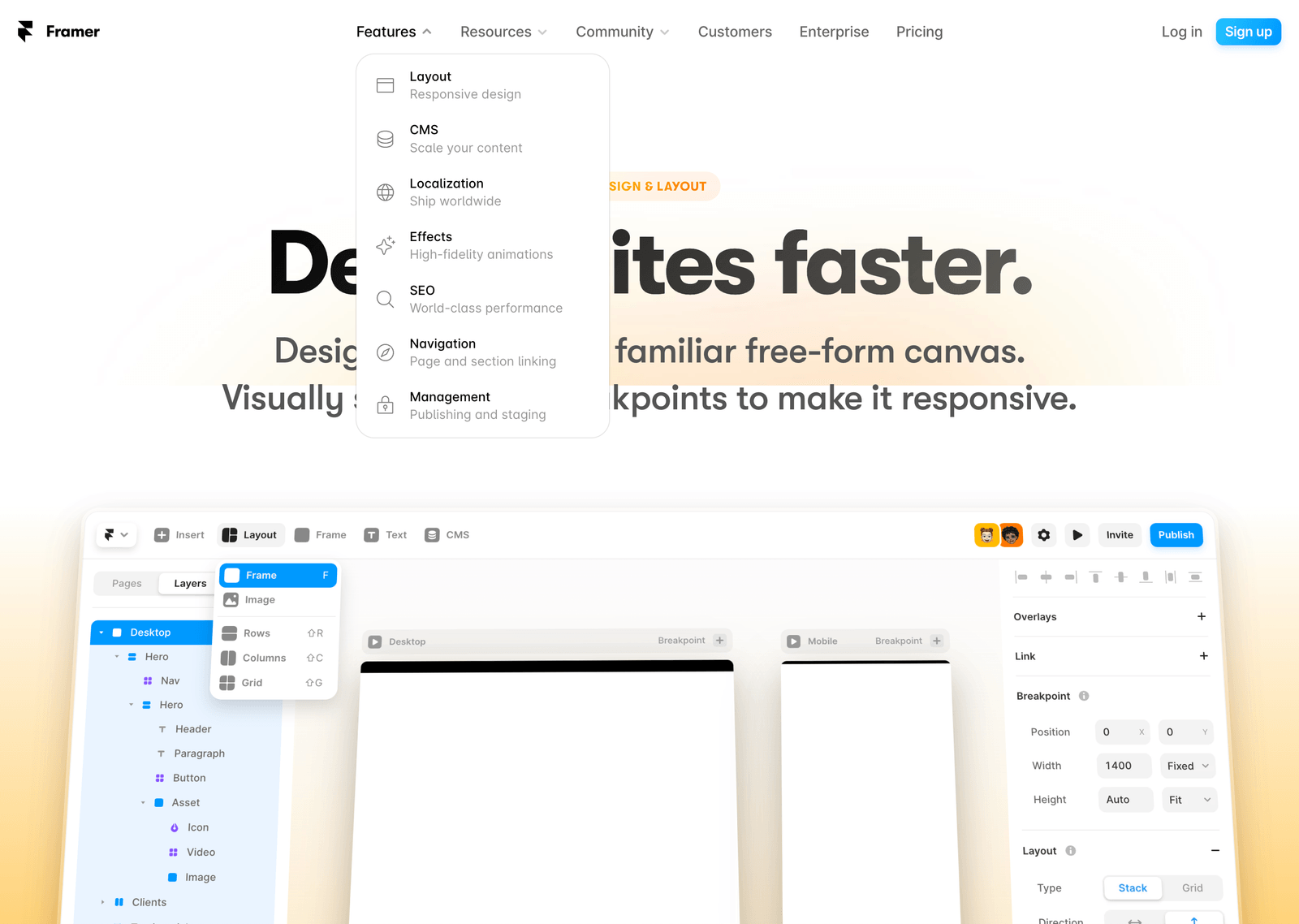 Framer Navbar