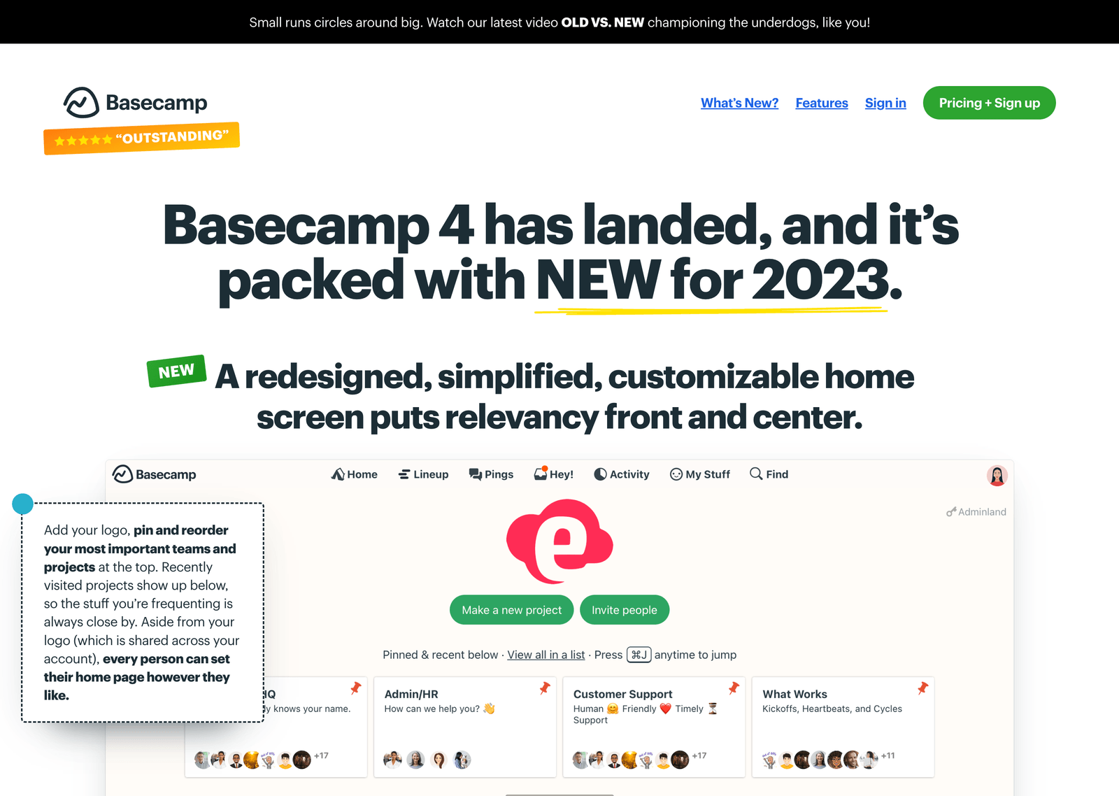 Features of Base Camp