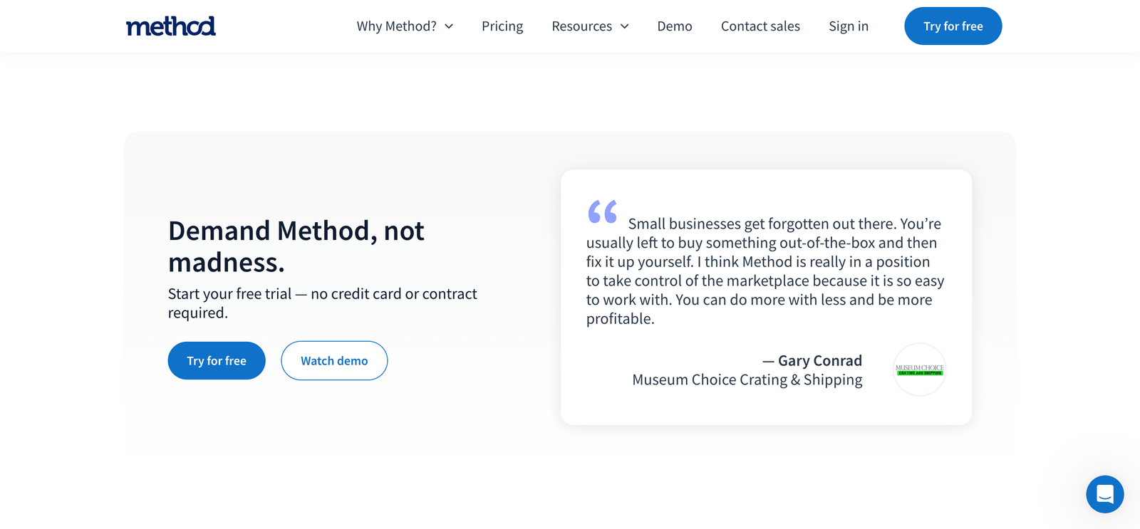 Part of Methord Reviews
