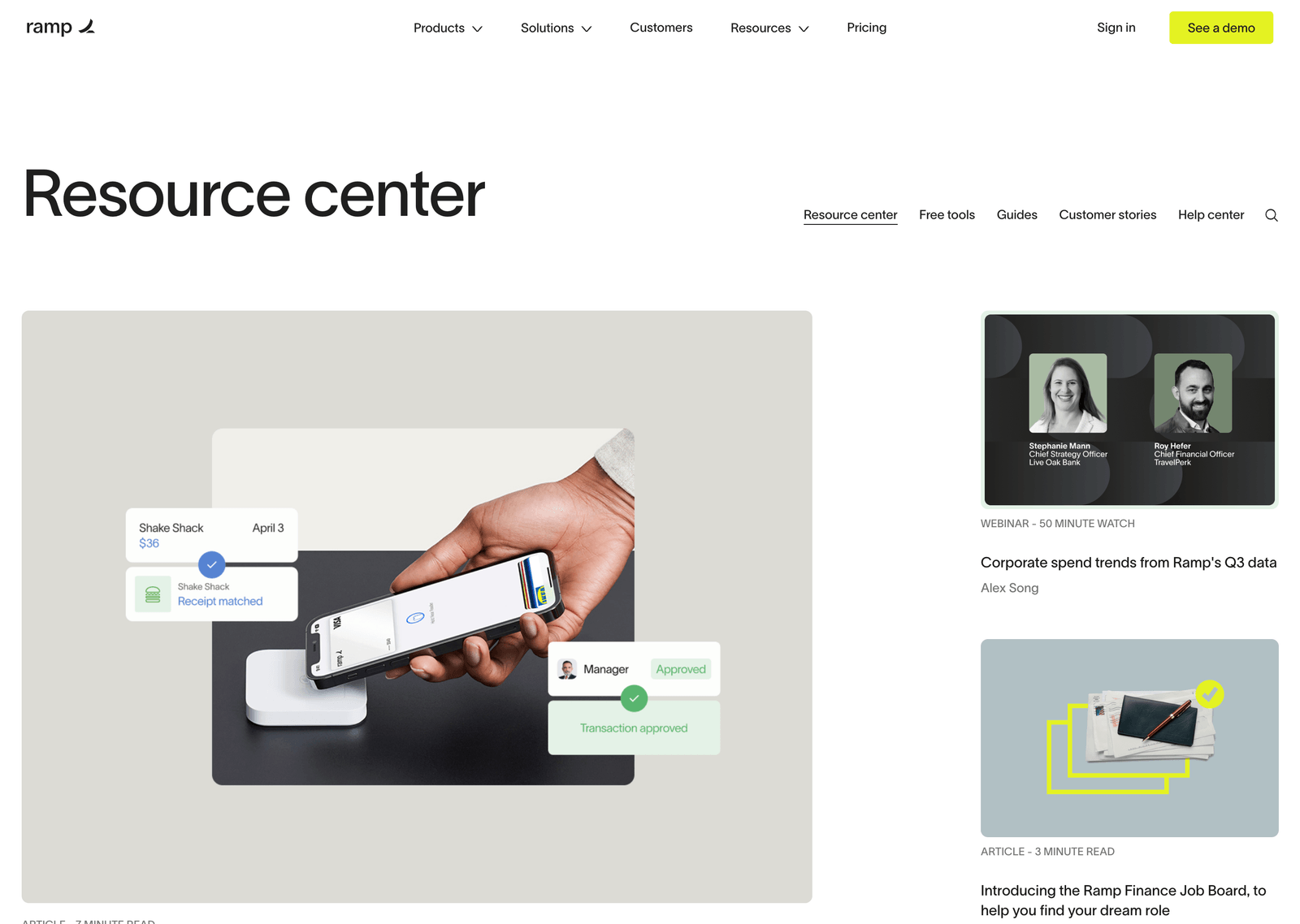 Resource Center for Ramps