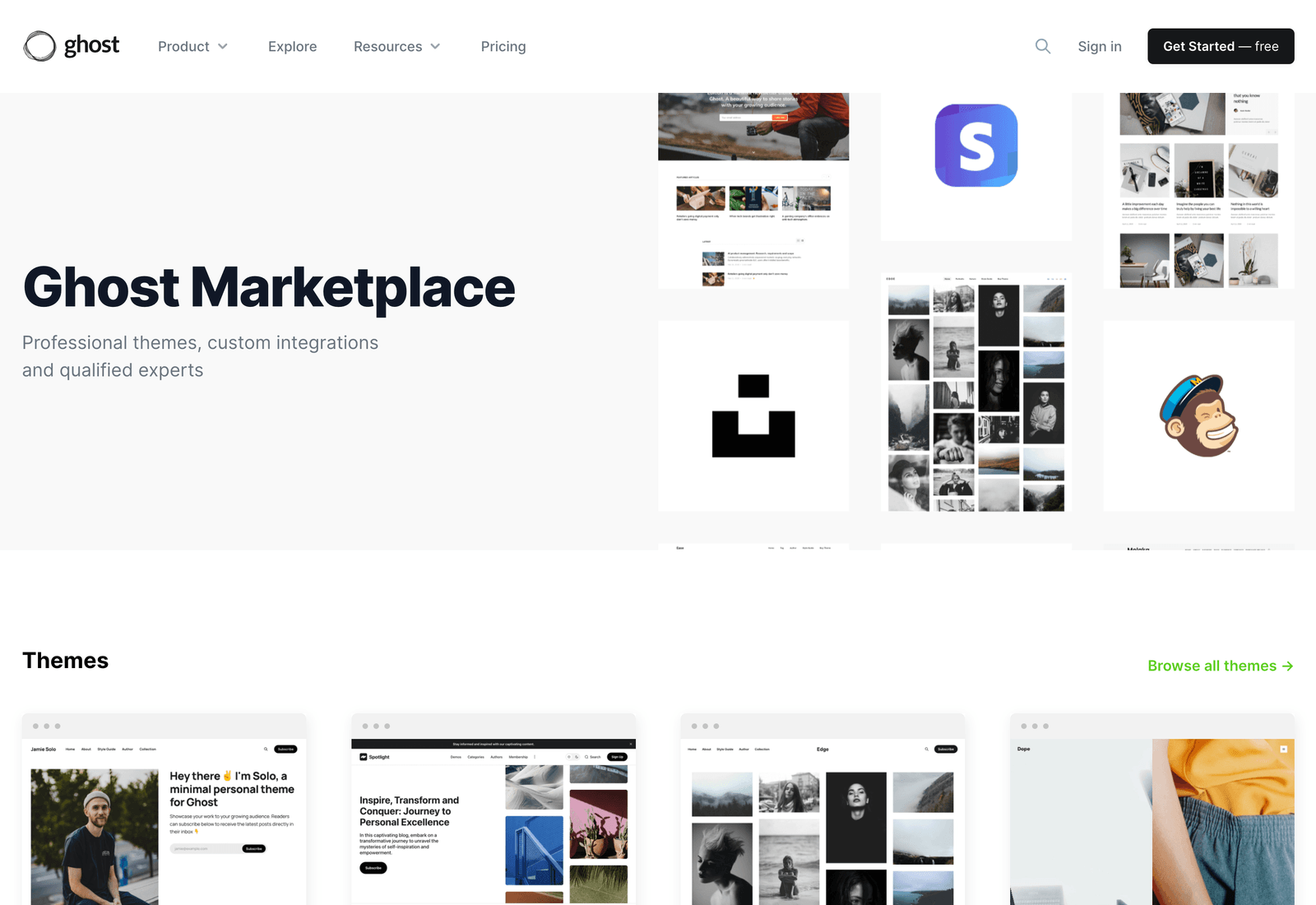 Ghost Marketplace