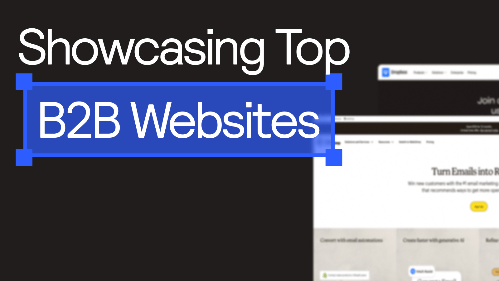 meilleurs sites Web B2B