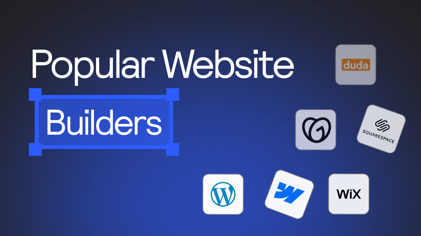 Popular Website Builders