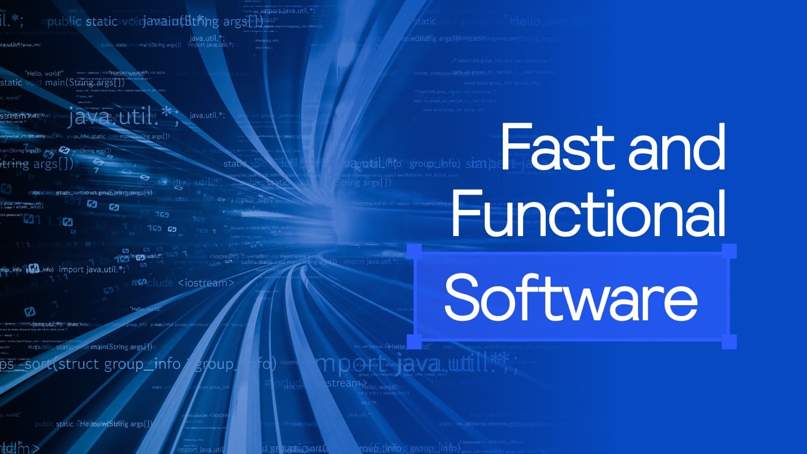 From Manual Coding to Functional Software in Less Than a Day