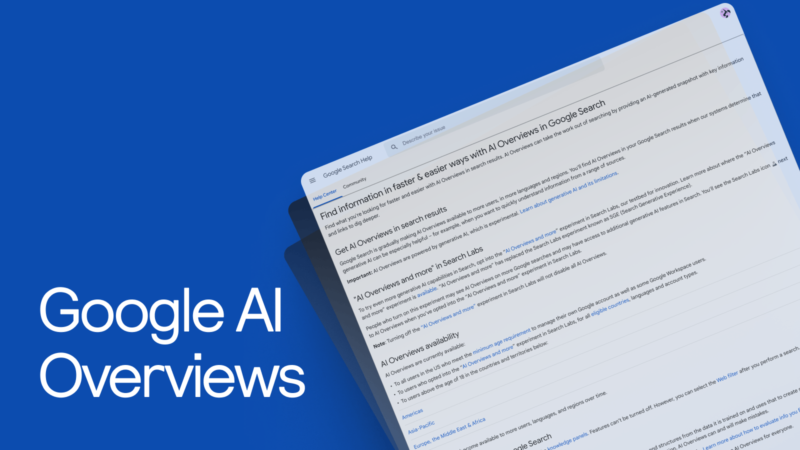 Google AI Overviews
