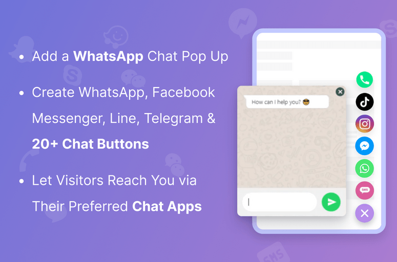 Chaty: WhatsApp & Chat Buttons app