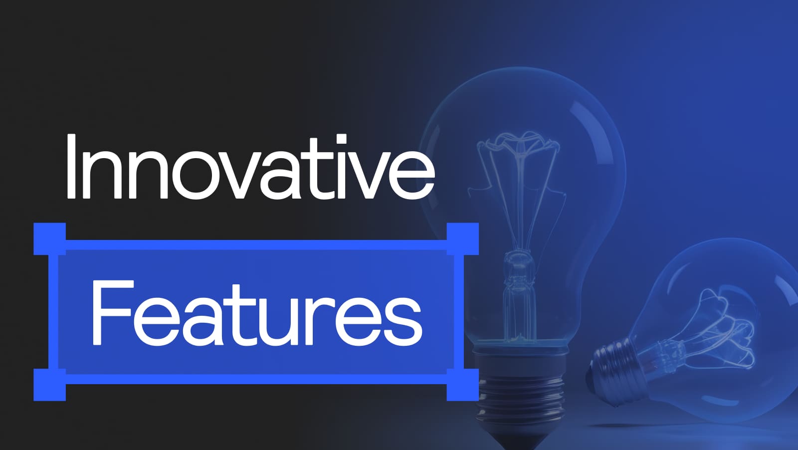 Innovative website hero section