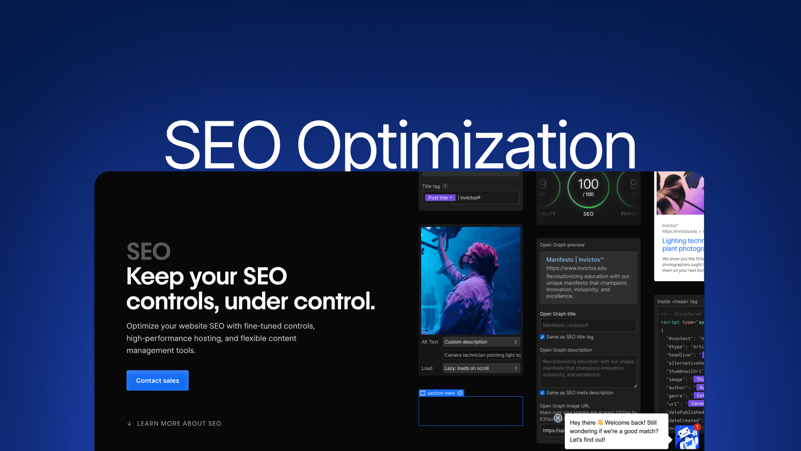 webflow seo